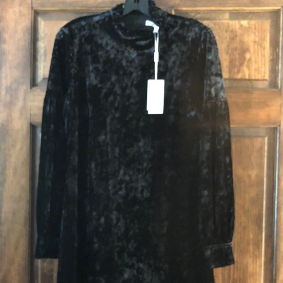 🥳B-DAY SALE❤️NWT DEREK LAM 10 Crosby Holiday Velvet Dress - Picture 9 of 13
